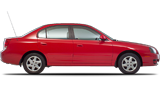 Vehicle in session - 2005 Hyundai Elantra GT Sedan  Electric Red