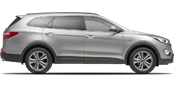 Vehicle in session - 2015 Hyundai Santa Fe Limited Circuit Silver