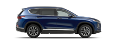Vehicle in session - 2022 Hyundai Santa Fe AWD Limited Storm Blue