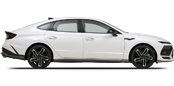 Vehicle in session - 2024 Hyundai Sonata N Line  Serenity White