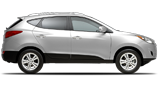 Vehicle in session - 2010 Hyundai Tucson GLS Diamond Silver