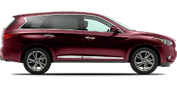 Vehicle in session - 2013 Infiniti JX35 FWD Midnight Garnet