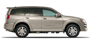 Vehicle in session - 2004 Isuzu Axiom  Powellite Silver