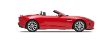 Vehicle in session - 2023 Jaguar F-Type Convertible Caldera Red
