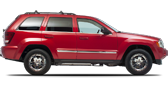 Vehicle in session - 2006 Jeep Grand Cherokee Limited  Inferno Red