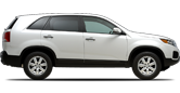 Vehicle in session - 2011 Kia Sorento LX V6 Snow White