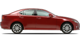 Vehicle in session - 2004 Lexus IS300  Matador Red