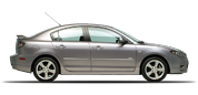 Vehicle in session - 2006 Mazda MAZDA3 s 4-Door With TPMS Titanium Gray