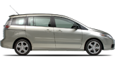 Vehicle in session - 2008 Mazda MAZDA5 Sport Platinum Silver