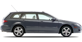 Vehicle in session - 2006 Mazda MAZDA6 s Wagon  Steel Gray