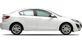 Vehicle in session - 2013 Mazda Mazda3 4-Door i Sport Crystal White