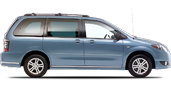 Vehicle in session - 2003 Mazda MPV LX  Razor Blue