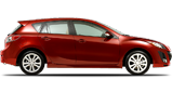 Vehicle in session - 2013 Mazda Mazdaspeed3  Copper Red