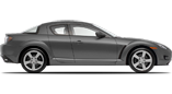 Vehicle in session - 2004 Mazda RX-8 6-speed  Titanium Gray