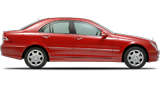 Vehicle in session - 2006 Mercedes-Benz C350 4Matic Sedan  Mars Red
