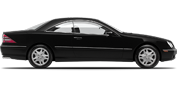 Vehicle in session - 2002 Mercedes-Benz CL55 With TPMS Black
