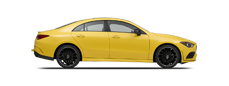 Vehicle in session - 2022 Mercedes-Benz CLA250 4MATIC Runflat Tires Sun Yellow