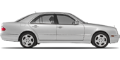 Vehicle in session - 1999 Mercedes-Benz E55  Silver