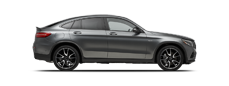 Vehicle in session - 2019 Mercedes-Benz GLC43 AMG Coupe Runflat Tires Selenite Grey