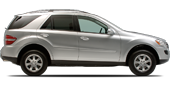 Vehicle in session - 2008 Mercedes-Benz ML550 Standard Suspension  Iridium Silver