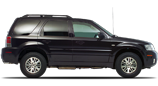 Vehicle in session - 2008 Mercury Mariner Hybrid 4WD  Black