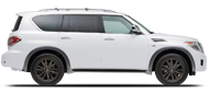 Vehicle in session - 2017 Nissan Armada 4WD SV Pearl White