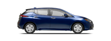 Vehicle in session - 2019 Nissan Leaf  Deep Blue