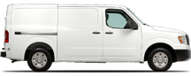 Vehicle in session - 2013 Nissan NV2500 HD  Blizzard