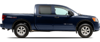 Vehicle in session - 2008 Nissan Titan Crew Cab PRO-4X Navy Blue