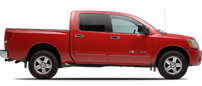 Vehicle in session - 2014 Nissan Titan Crew Cab SL Red Alert
