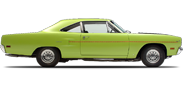 Vehicle in session - 1968 Plymouth Road Runner  Light Lime