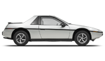 Vehicle in session - 1987 Pontiac Fiero GT  Silver