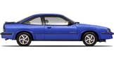 Vehicle in session - 1992 Pontiac Sunbird  Blue