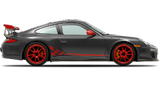 Vehicle in session - 2010 Porsche 911 GT3 RS  Grey Black