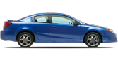 Vehicle in session - 2004 Saturn Ion Redline  Electric Blue
