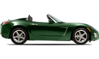 Vehicle in session - 2009 Saturn Sky RedLine  Forest Green