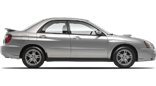 Vehicle in session - 2005 Subaru Impreza WRX Sedan  Platinum