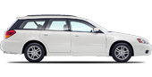 Vehicle in session - 2007 Subaru Legacy Wagon 2.5 GT Limited  Satin White