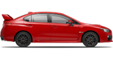 Vehicle in session - 2015 Subaru WRX STi  Pure Red