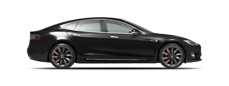 Vehicle in session - 2019 Tesla Model S Performance 245/35-21 Solid Black