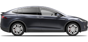Vehicle in session - 2019 Tesla Model X 75D 265/35-22F 285/35-22R Midnight Silver