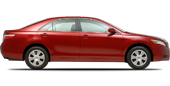 Vehicle in session - 2007 Toyota Camry Hybrid  Barcelona Red