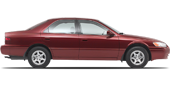 Vehicle in session - 1999 Toyota Camry LE  Ruby Pearl