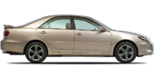 Vehicle in session - 2005 Toyota Camry  Desert Sand