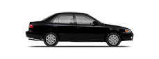 Vehicle in session - 2001 Toyota Corolla LE  Black