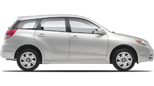 Vehicle in session - 2005 Toyota Matrix  Silver