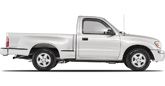 Vehicle in session - 1998 Toyota Tacoma 2wd  White