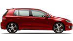 Vehicle in session - 2014 Volkswagen Golf  Tornado Red
