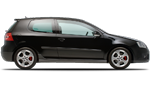 Vehicle in session - 2009 Volkswagen GTI 2-Door 225/45-17 Black