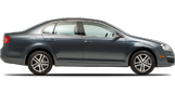Vehicle in session - 2009 Volkswagen Jetta Sedan TDI Platinum Gray